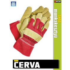 CervaSHAG kombinált bélelt bőrkesztyű - munkakesztyű