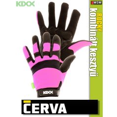Cerva Kixx BRICK kombinált bőrkesztyű - munkakesztyű
