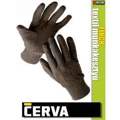 Cerva FINCH textil kötött munkakesztyű