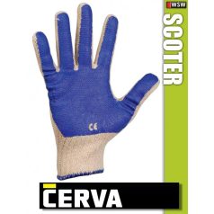 Cerva Fn textil mártott pamut nitril munkakesztyű