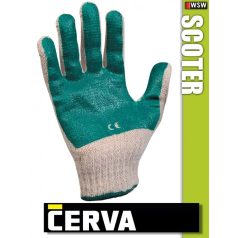 Cerva Fn textil mártott pamut nitril munkakesztyű