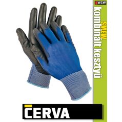 Cerva SMEW textil nitrilmártott kesztyű - munkakesztyű