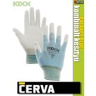 Cerva Kixx JUICY YELLOW textil nitrilmártott kesztyű - munkakesztyű