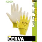 Cerva Kixx JUICY YELLOW textil nitrilmártott kesztyű - munkakesztyű