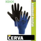 Cerva Kixx BEASTY BLUE textil kötötött latex kesztyű - munkakesztyű