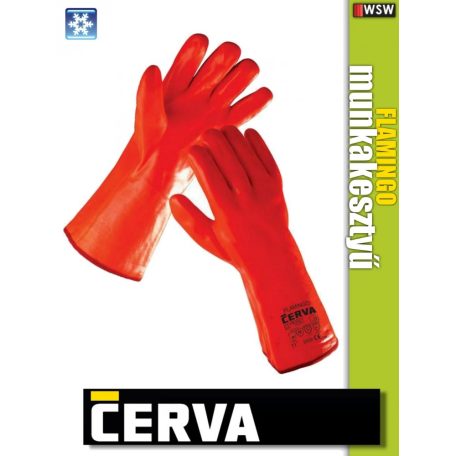 Cerva FLAMINGO bélelt vegyvédelmi kesztyű - munkakesztyű
