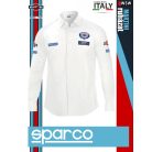 Sparco MARTINI RACING WHITE SHIRT prémium hosszúujjú ing - munkaruha