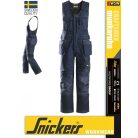 Snickers CRAFTSMEN NAVY technikai canvas+ pamutgazdag kantárosnadrág - munkaruha