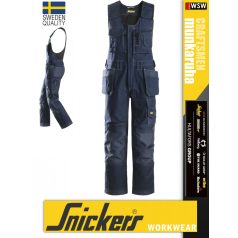   Snickers CRAFTSMEN NAVY technikai canvas+ pamutgazdag kantárosnadrág - munkaruha