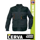 Cerva EMERTON BLACK munkakabát - munkaruha