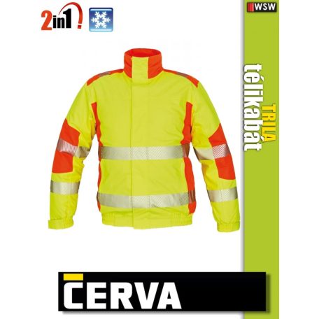 Cerva TRILA 2in1 jólláthatósági bélelt bomber kabát - munkaruha
