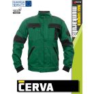 Cerva MAX SUMMER GREEN pamut technikai kabát - munkaruha