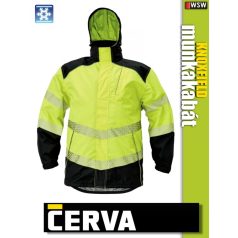 Cerva KNOXFIELD YELLOW HI-VIZ 4in1 bélelt munkakabát - munkaruha