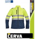 Cerva CIUDADES YELLOWNAVY GRANADA technikai softshell munkakabát - munkaruha