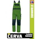 Cerva STANMORE GREEN kantáros nadrág - munkaruha