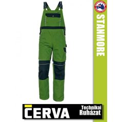 Cerva STANMORE GREEN kantáros nadrág - munkaruha