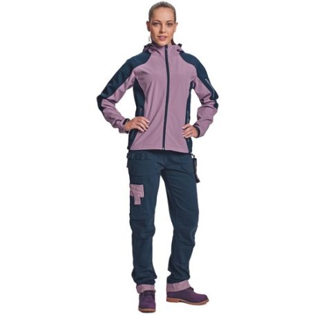 Cerva YOWIE PURPLE prémium női pamutgazdag kantárosnadrág - munkaruha