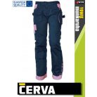 Cerva YOWIE PURPLE prémium női pamutgazdag deréknadrág - munkaruha