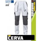 Cerva MAX SUMMER WHITE pamut technikai deréknadrág - munkanadrág
