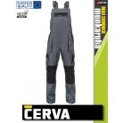 Cerva MAX SUMMER ANTRACITE pamut technikai kantárosnadrág - munkanadrág