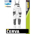 Cerva DAYBORO WHITE rugalmas anyagú kantárosnadrág - munkaruha