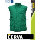 Cerva BEAVER GREEN férfi téli bélelt mellény - munkaruha