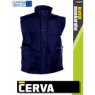 Cerva BEAVER NAVY férfi téli bélelt mellény - munkaruha