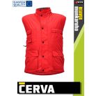 Cerva BEAVER RED férfi téli bélelt mellény - munkaruha