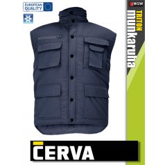 Cerva TRITON NAVY bélelt téli mellény - munkaruha