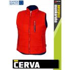 Cerva ROSEVILLE RED bélelt kiforditható téli női mellény - munkaruha