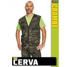 Cerva CRAMBE GREEN terepszínű mellény - munkaruha