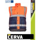 Cerva CIUDADES ORANGENAVY HELLIN láthatósági bélelt mellény - munkaruha