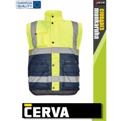   Cerva CIUDADES YELLOWNAVY HELLIN láthatósági bélelt mellény - munkaruha
