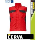 Cerva MAX NEO RED technikai téli bélelt munkamellény - munkaruha
