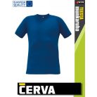 Cerva TEESTA LIMOBLUE pamut rugalmas egyszínű póló - 160 g/m2
