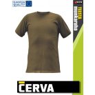 Cerva GARAI BOTTLEGREEN pamut rugalmas egyszínű póló - 190 g/m2