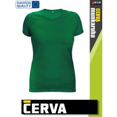   Cerva SURMA GREEN pamut rugalmas egyszínű női póló - 170 g/m2