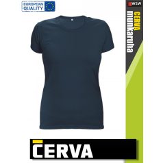   Cerva SURMA NAVY pamut rugalmas egyszínű női póló - 170 g/m2