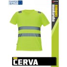 Cerva CIUDADES YELLOW TERUEL láthatósági póló - munkaruha