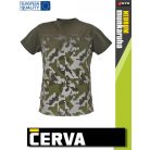 Cerva NEURUM NAVY OILGREEN prémium rugalmas póló - munkaruha