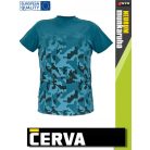 Cerva NEURUM NAVY PETROL prémium rugalmas póló - munkaruha