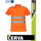 Cerva CIUDADES ORANGE JAEN láthatósági galléros póló - munkaruha