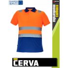 Cerva CIUDADES ORANGENAVY CADIZ láthatósági galléros póló - munkaruha