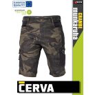 Cerva CRAMBE GREEN terepszínű rövidnadrág - munkaruha