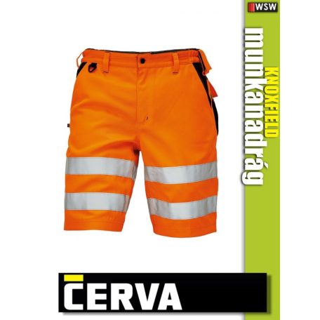 Cerva KNOXFIELD HI-VIS rövid munkanadrág - munkaruha