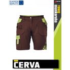Cerva YOWIE BROWN prémium női rövidnadrág - munkaruha