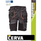 Cerva EMERTON PLUS ANTRACITE-ORANGE slimfit technikiai rövidnadrág - munkaruha