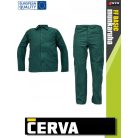 Cerva F&F BASIC GREEN JOEL technikai munkakabát és deréknadrág szett - munkaruha