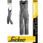 Snickers CRAFTSMEN GREY technikai kopásbiztos kantárosnadrág - munkaruha
