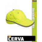 Cerva THAR láthatósági baseball sapka - munkaruha